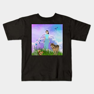 Awaiting this time Kids T-Shirt